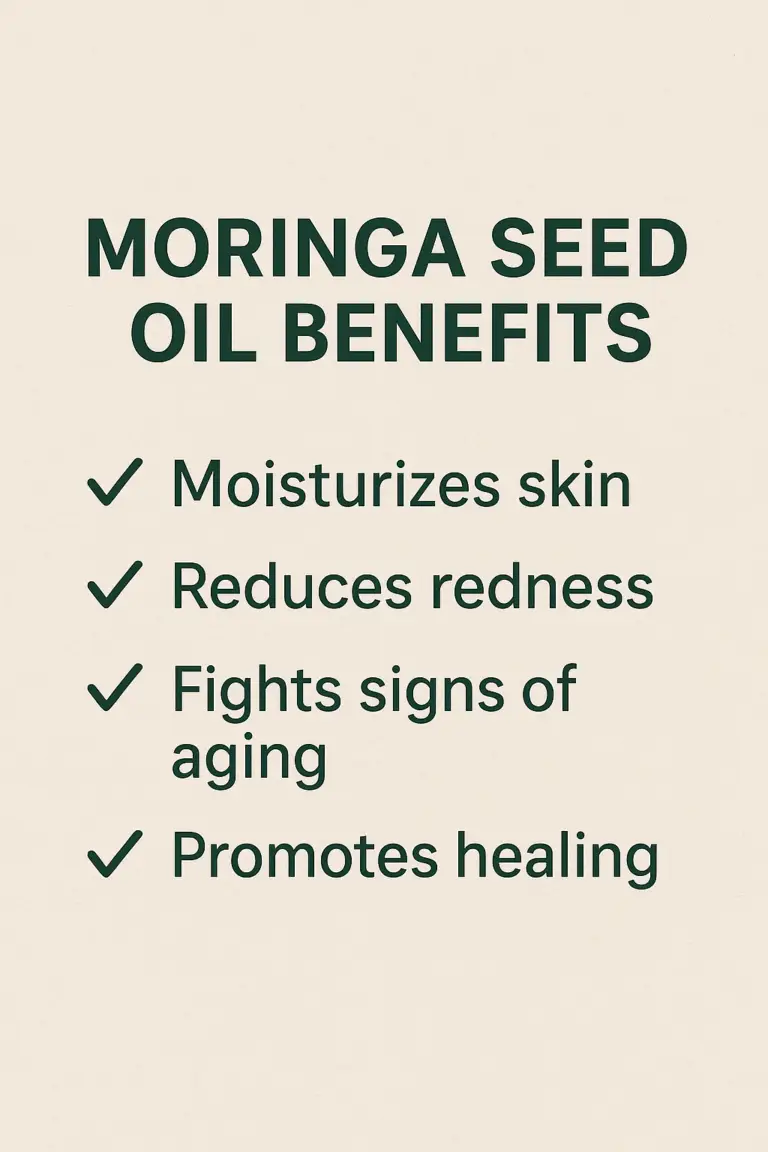 Moringa oil benefits for skin and hair