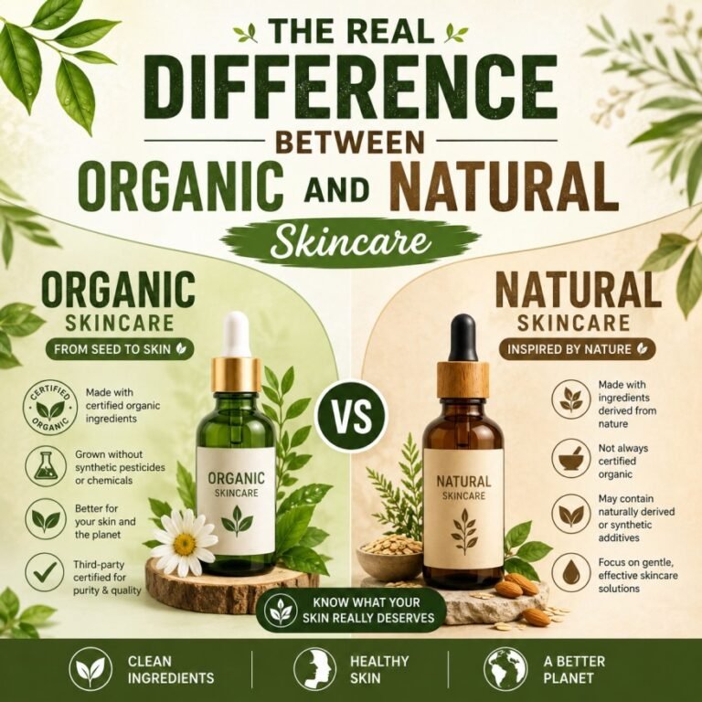 Organic vs Natural Skincare: What's Actually the Difference?